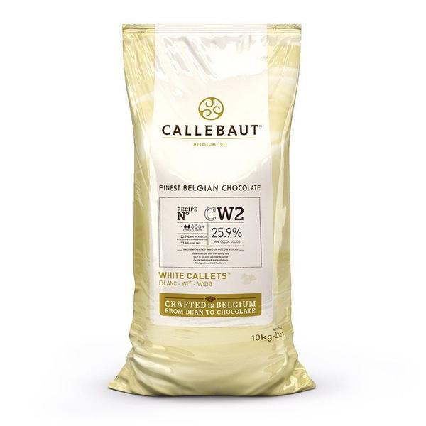Шоколад белый Callebaut CW2 (25.9% какао) 10 кг в фирменной упаковке
