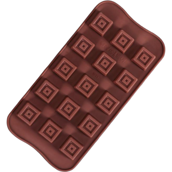 Силиконовая форма для шоколада 21 х 11 см, конфетка
