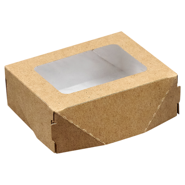Коробка универсальная с окном 80 х 100 х 35 мм, крафт