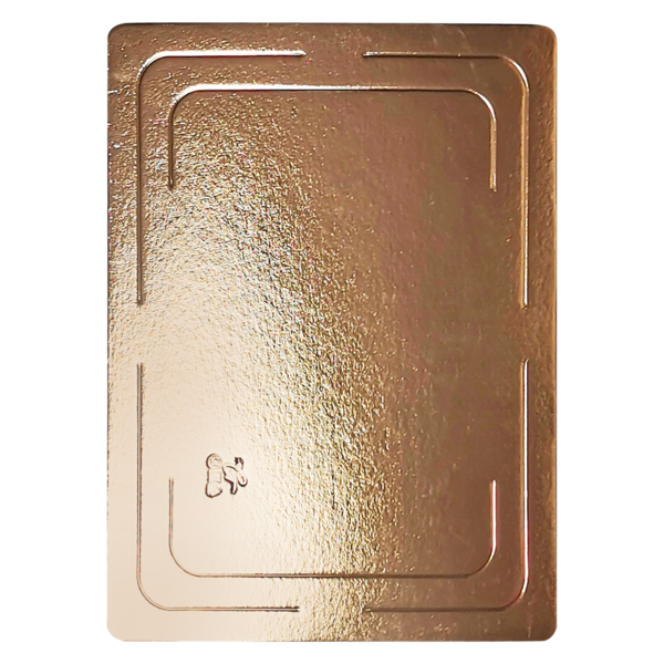 Подложка суперпрочная золото / жемчуг 37 х 28 см, 3,2 мм, forGenika