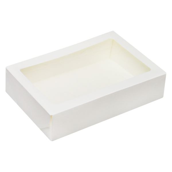 Коробка универсальная с окном 200 x 120 x 40 мм, белая