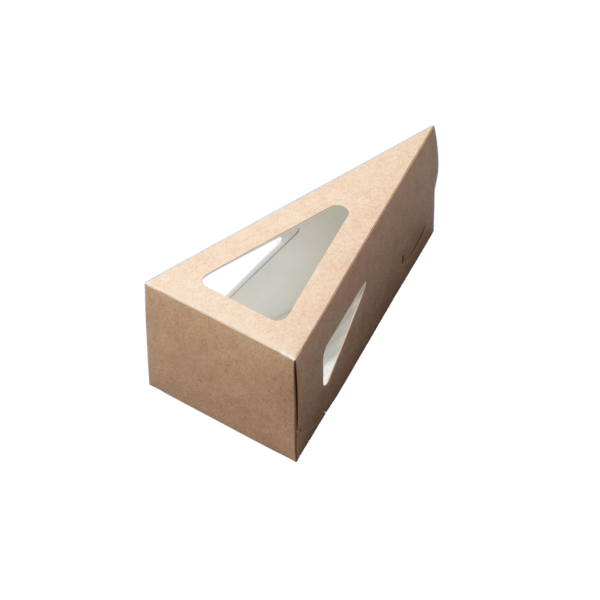 Коробка для кусочка торта или пирога 160 x 160 x 80 x 60 мм, ForGenika