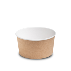 Контейнер для супа / суши / салатов круглый, 1000 мл, крафт, БЕЗ КРЫШКИ