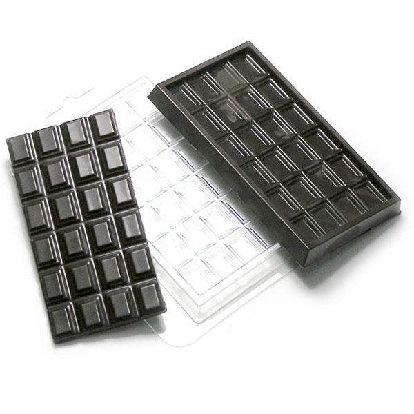 Форма для шоколада Плитка двусторонняя 25 / 45, размер ячейки: 50 x 100 x 10 мм