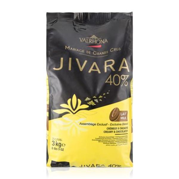JIVARA VALRHONA 40% молочный шоколад, 3 кг