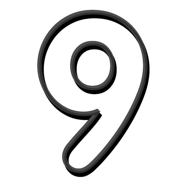 Форма для пряника цифра 9