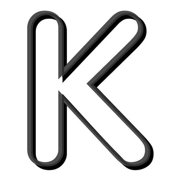Форма для пряника буква К