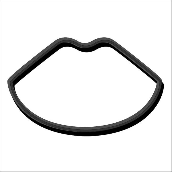 Форма для пряника губы 10x6