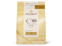 Шоколад белый Callebaut CW2 (25.9% какао) 2,5кг в фирменной упаковке