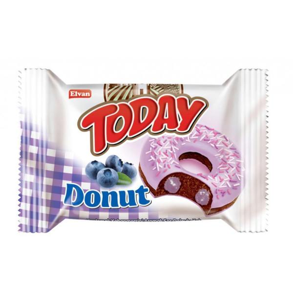 Пончик Today Donut с черничным кремом  40 г