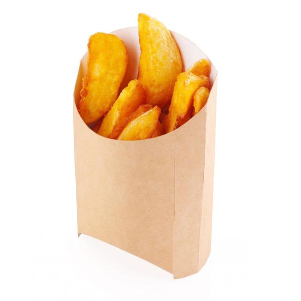 Коробка для картофеля фри крафт M