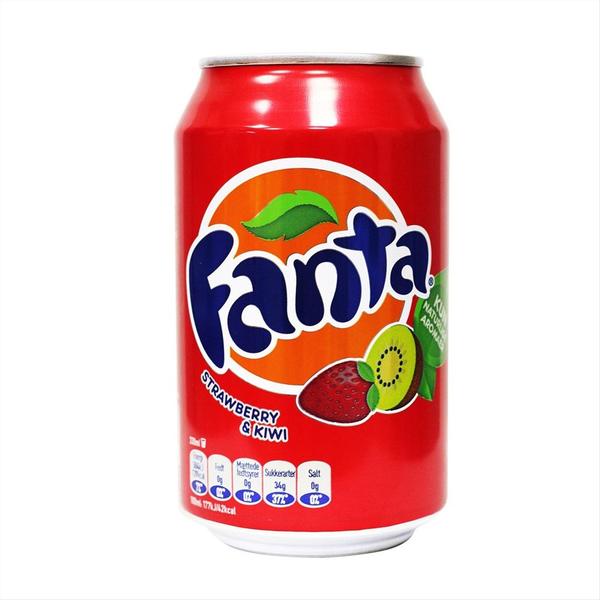 Газированный напиток Fanta Клубника и киви, 330мл