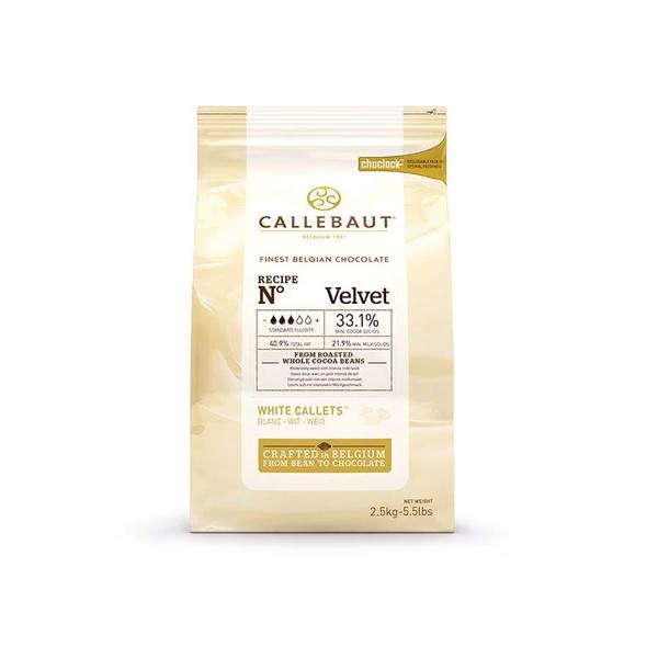 Шоколад белый Callebaut VELVET (32% какао) 10 кг в фирменной упаковке