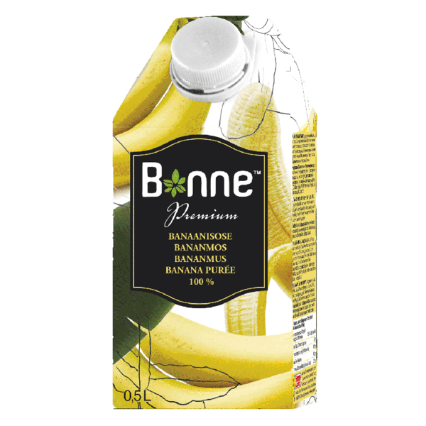 Банановое пюре 100% Bonne Premium 0,5 л