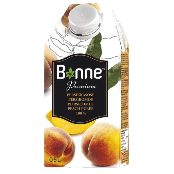 Персиковое пюре 100% Bonne Premium 0,5 л