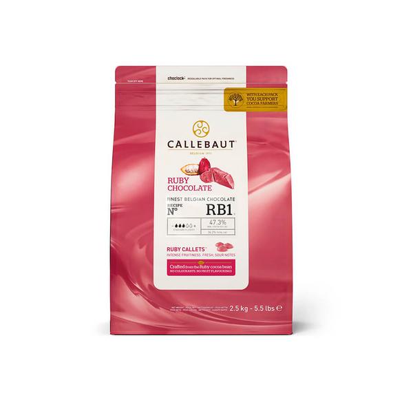 Шоколад Callebaut RUBY (47,3% какао) 2,5 кг