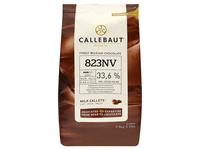 Шоколад молочный Callebaut 823 (33,6% какао) 2,5 кг в фирменной упаковке