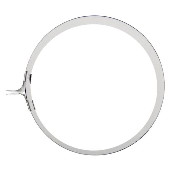 Форма кольцо для выпечки с регулируемым диаметром 16 - 30 см, высота 8 см