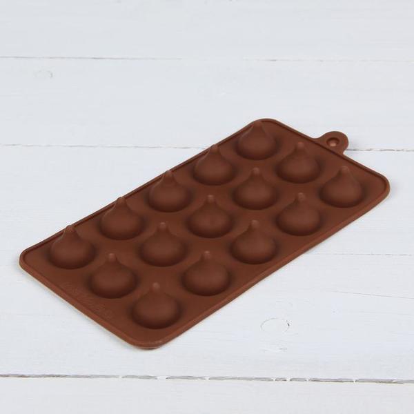 Форма для шоколада Трюфель 15 ячеек, 20,5 х 10,5 х 2 см
