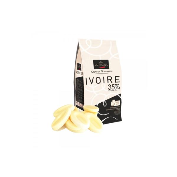 IVOIRE VALRHONA 35% белый шоколад, 3 кг